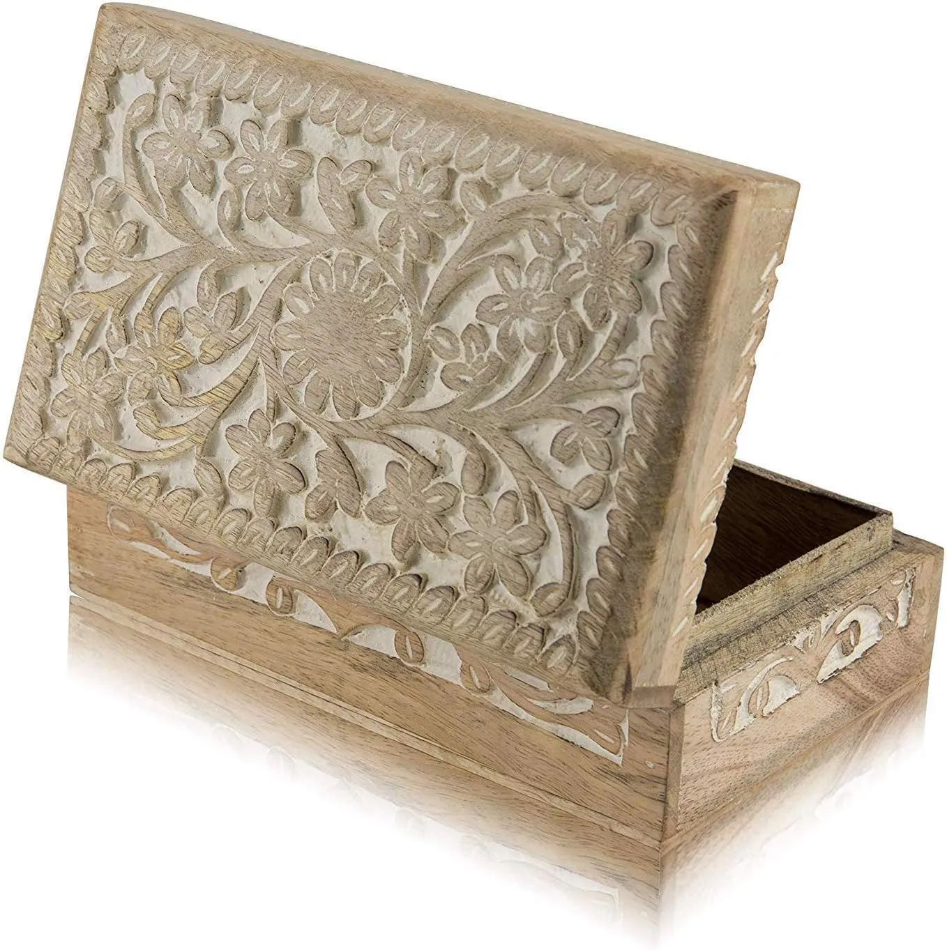 Decorative Wooden Jewelry Box Jewelry Organizer Keepsake Box Treasure Chest Trinket Holder Watch Box Storage translation oceanographic emotional uncritical Box Housewarming Gifts Women Great Birthday Gift Ideas Handmade 