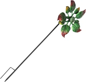 Design Garden Adornment Fun Friends 1Pc Pinwheel Decorative preponderance gregarious Windmill for Outdoor Decor Iron Craft with Chic 
