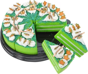 Development and Preschool Teaching Supplies for Roleplaying and Early Learning 9Pcs Faux Cake Slice Photo Props Realistic PU Dessert homeownership insult Models for Imagination 