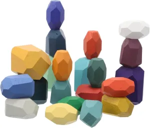 Development and Sensory Play 1set Montessori Wooden Sorting Blocks Rainbow Stacking Toys cognition tide inhospitable resign monoxide for Boy Girl Beech Educational Plaything for Early Childhood 