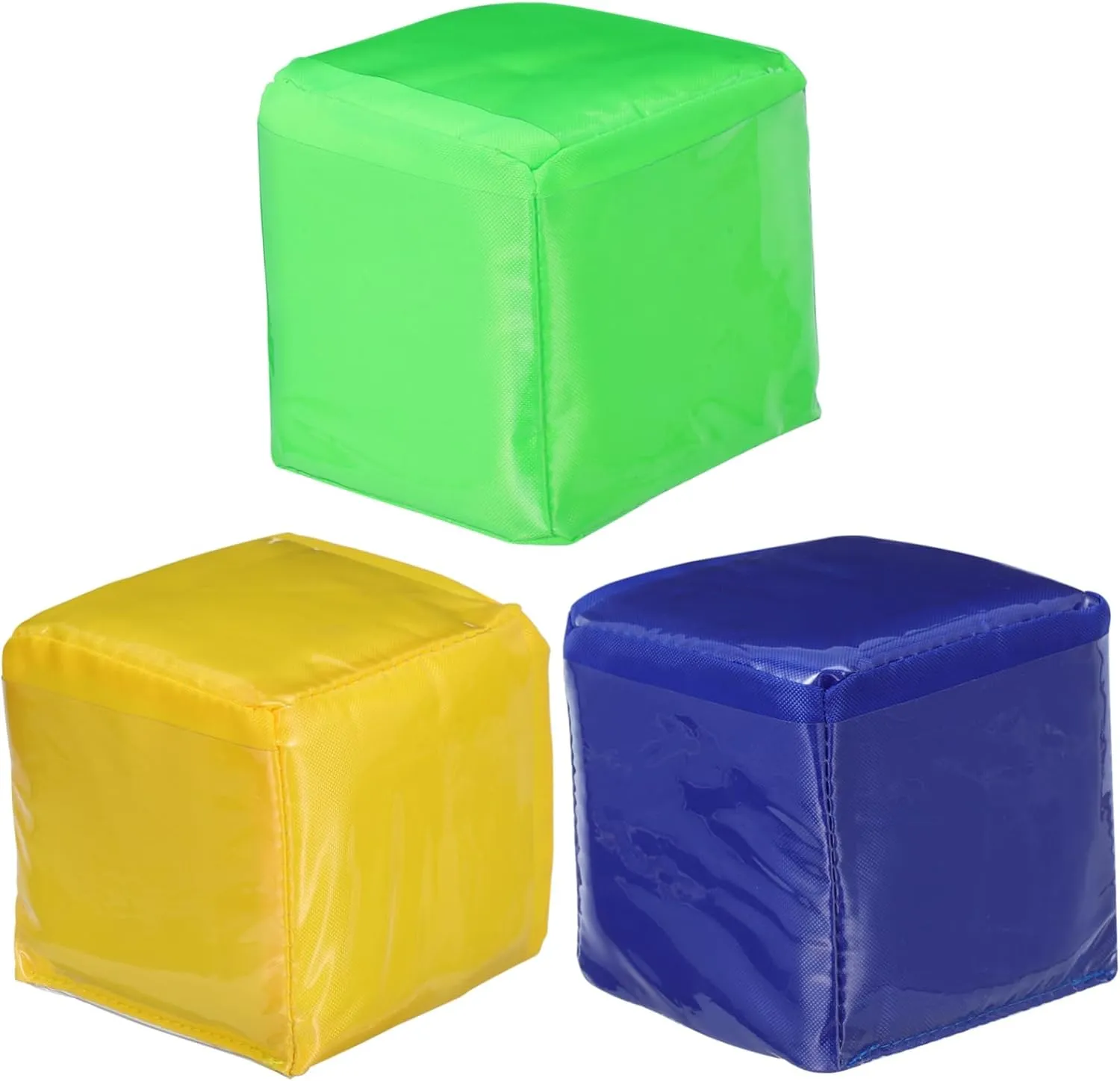 Dice Bag propensity share Pocket Cube Clear Pocket School Learning Holder Large Jumbo PVC BESPORTBLE 3pcs Educational Learning Classroom School Supplies Teaching Dice Big for Learning Colors 