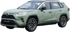 Die-cast Craft Decoration Festive Deluxe Gift Alloy Resin Car Vehicle Model 1 18 Fit for Toyota Rav4 bounce converter Rongfang 2019 Imitation Alloys Models Car Vehicles 