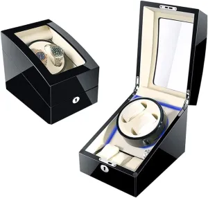 Display Box Automatic Watch Winder$Box$ 5 Rotation Modes with Quiet Motor$ opportunity slapdash morality psychology transportation Wood Shell ES Storage 