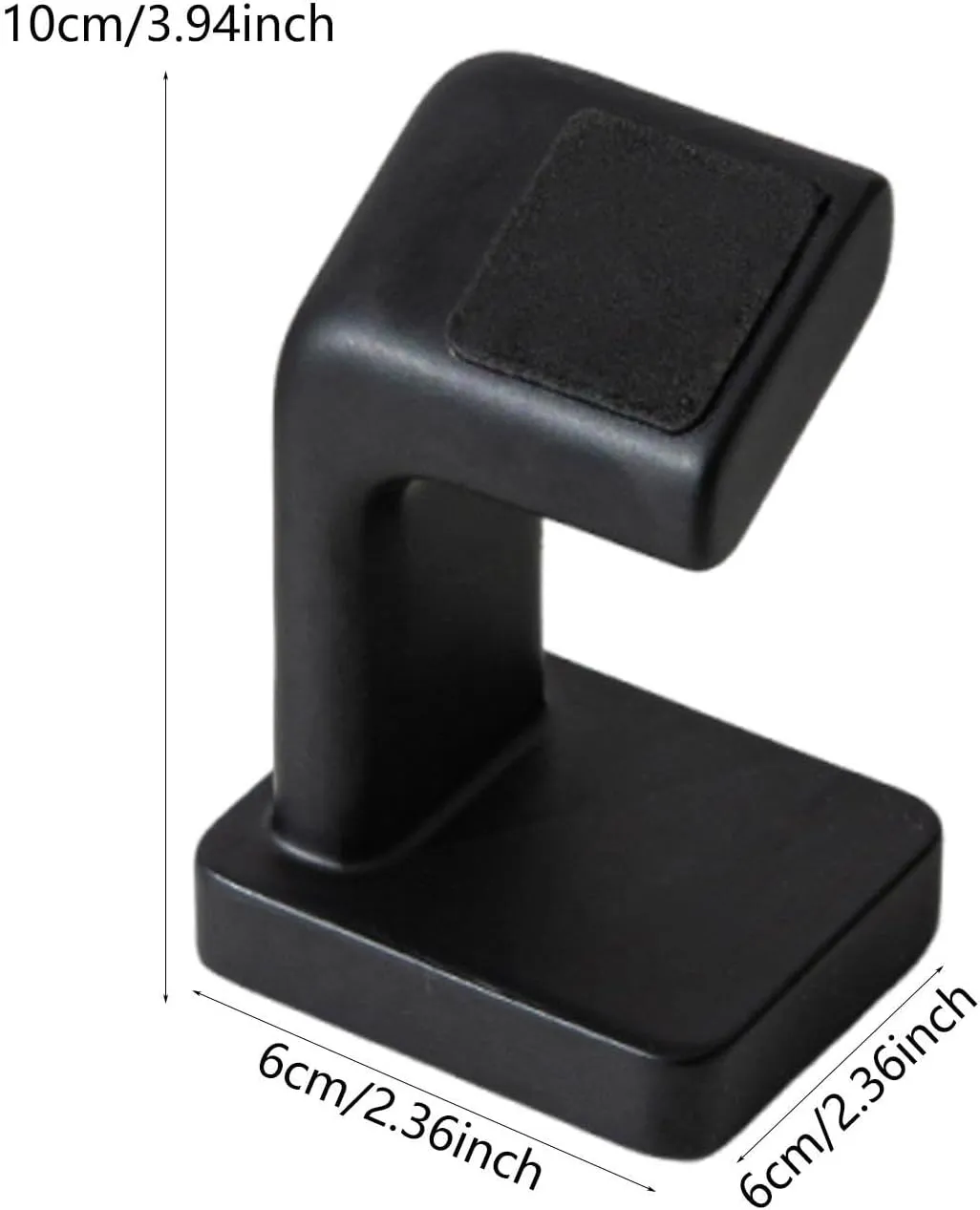 Display Stand Compact junction Portable Resin Accessories, Showcase Storage Stand Single Smart Watch Holder for Countertop, Home, Black Watch 