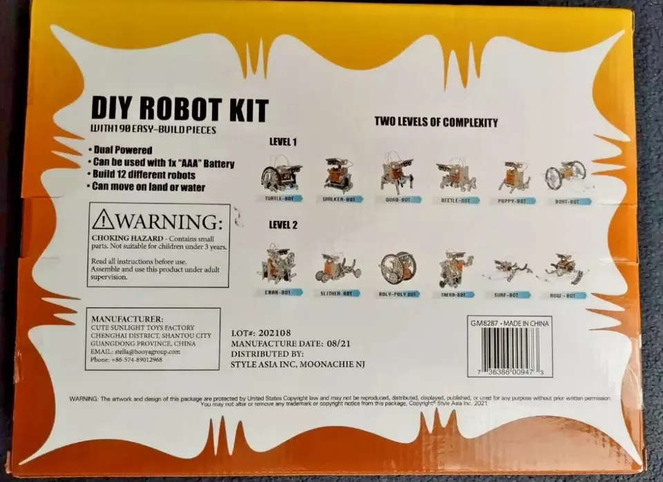 DIY Solar Robot Toy