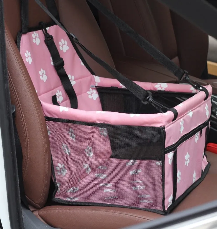 Dog Safety Mesh Travel Carrier Basket by Furr Baby Gifts
