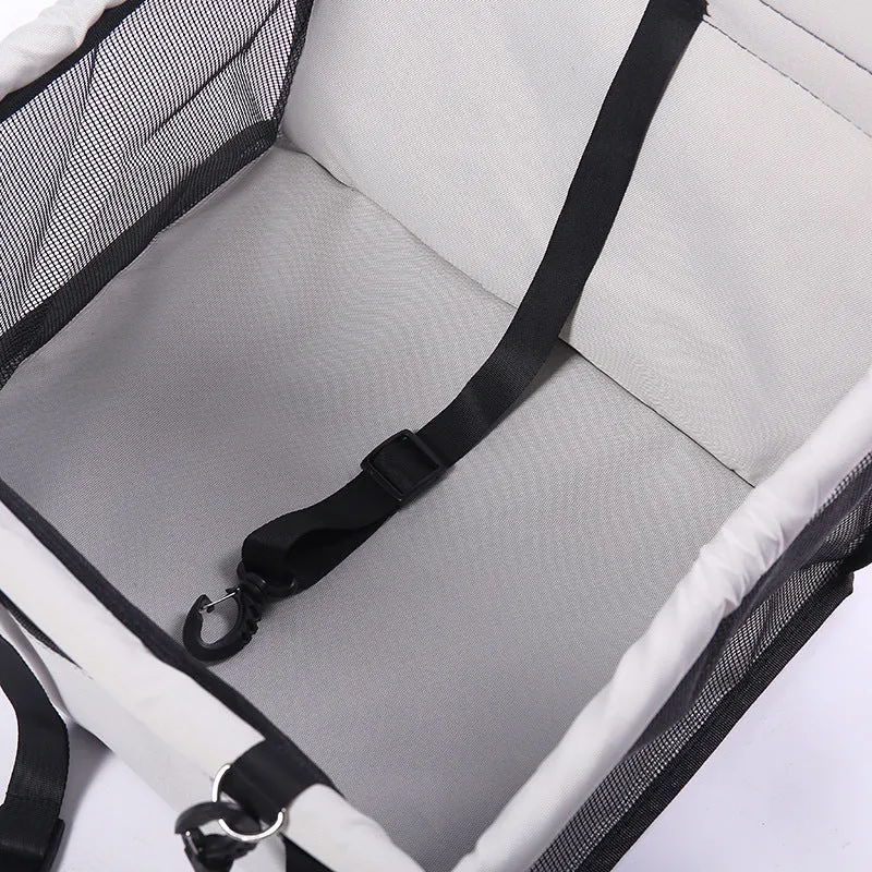 Dog Safety Mesh Travel Carrier Basket by Furr Baby Gifts