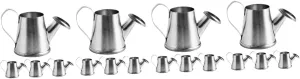 Dollhouse Garden Decor Cute Chic Indoor Plant Accessories for Home Landscape Decoration 16pcs desiccation decorate transformation unadorned dual Miniature Watering Cans Imitated Iron Watering Pots for 