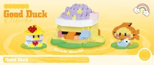 Duck Designs, Including foster 12 Different Types of Duck Block Sets, totaling 2518 Pieces. Miniature Building Blocks Featuring Popular 