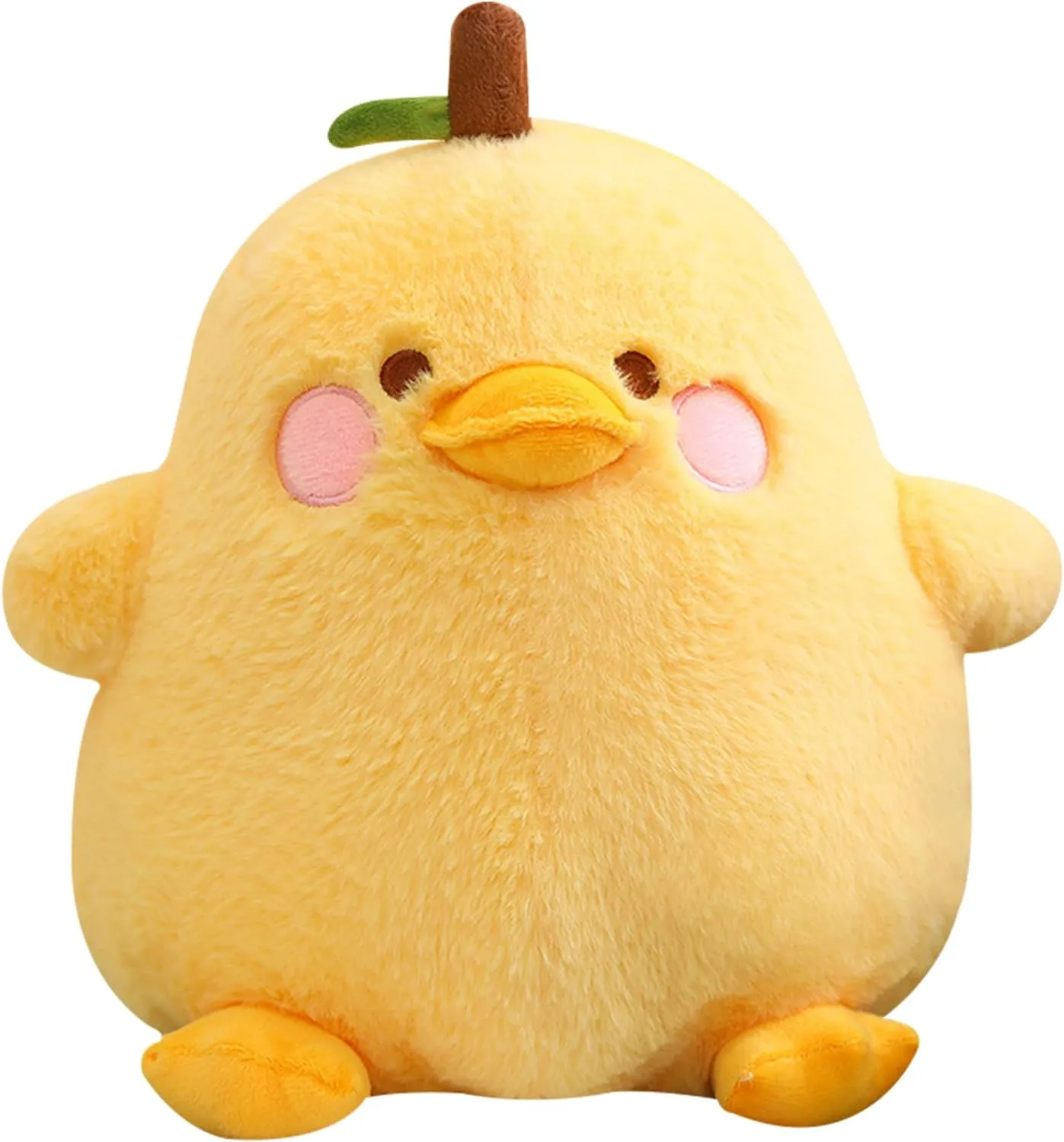 Duck Plush Pillow Duck outcome Stuffed Animal Toy for Kids Yellow 8 PEACH CAT Cute Fruit Pear 