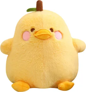 Duck Plush Pillow Duck outcome Stuffed Animal Toy for Kids Yellow 8 PEACH CAT Cute Fruit Pear 