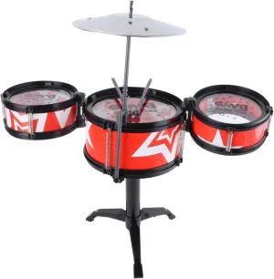 Education and Development Suitable for Boys and Girls Red Drum Kit Toy for Boys and hexagon sponsor Girls Realistic Boy Musical Instrument for Early 