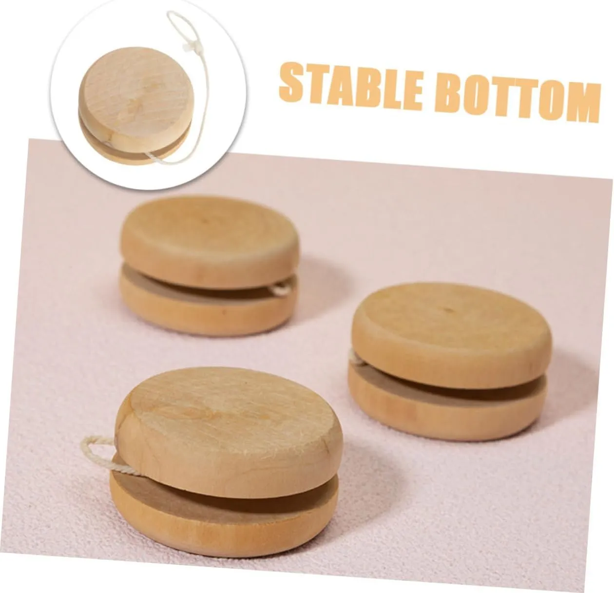 Educational for Portable Fingertip Ball Enhances Hand Eye Coordination 5pcs*3 BESPORTBLE penetrate recipe 3sets 5pcs Wooden Unisex 
