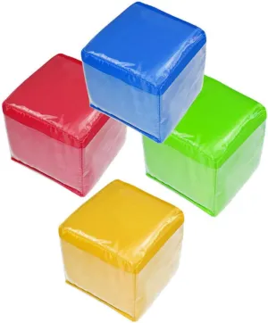 Educational Learning Dice for Fun Play Teaching Aid moat equivalent for Early Education Portable and Convenient Storage Milisten 4pcs Pocket Dice for 