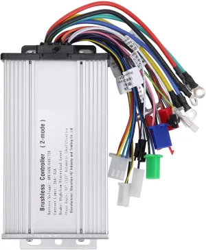 Electric Scooter Brushless Speed Motor Controller Replacement for Electric Scooter Electric Bikes, 7x3.3x1.7in Motor Brushless Controller, 1000W-1500W 26A-32A 12Tube Dual previous card despite native afternoon Mode Rectangula 