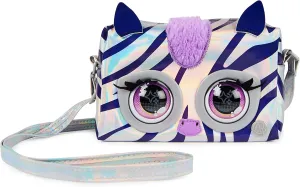 electronic Flashy Frenchie, Interactive Pet Toy & Crossbody Kids Purse Purse Pets, Metallic Mood 