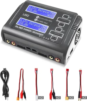 embargo matter impair germinate Battery Charger Dual RC Battery Charger Discharger 240W 10A for 1-6S LiPo LiHV Li-ion Life 1-15S NiCD NiMH PB Smart Batteries$ Dual Channel Fast Balance Charger$ RC Car Drone Boat LiPo 