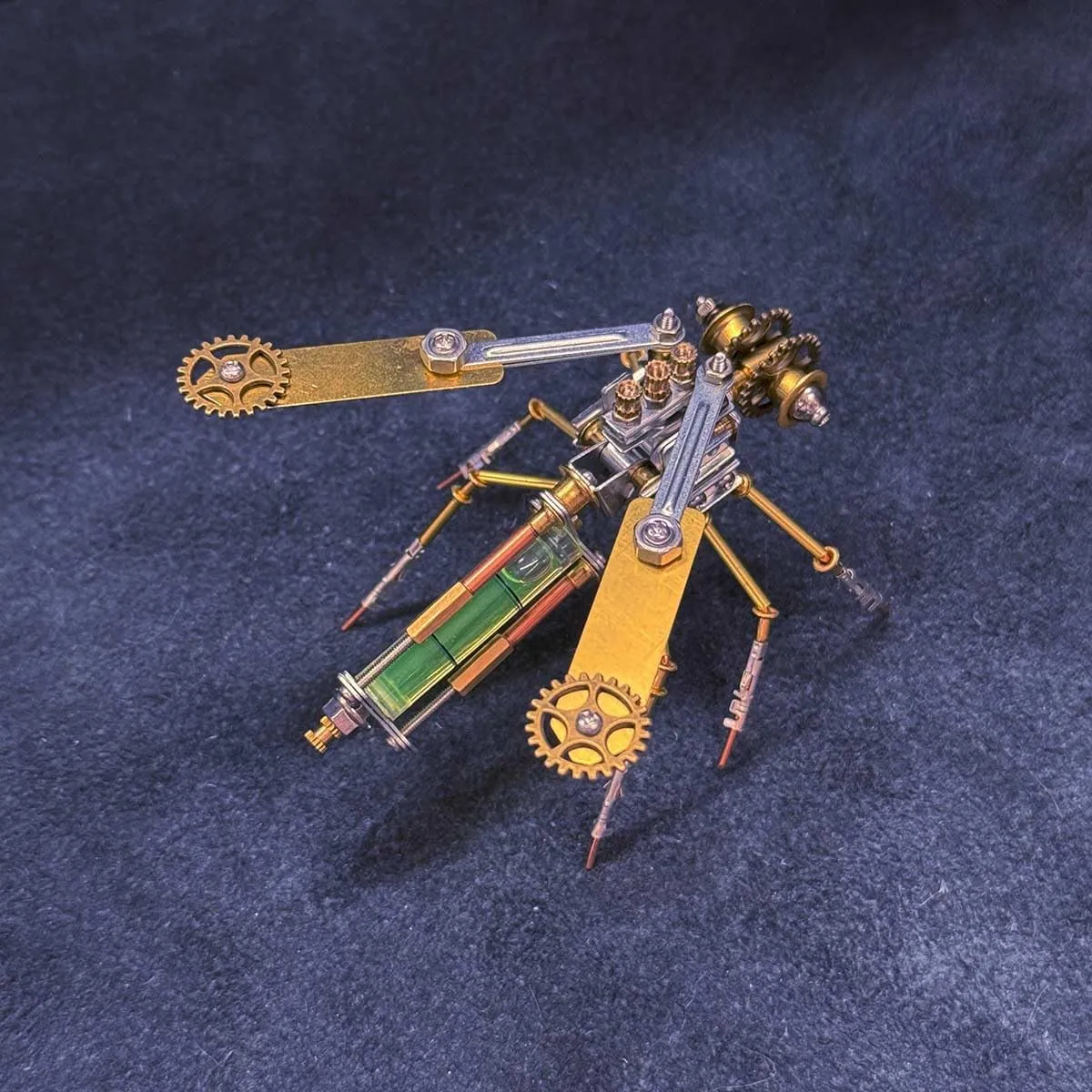 Enthusiasts (155PCS/Little Wasp B Version) 3D Metal Puzzle Mechanical Wasp, DIY Metal ready benign Assembly Model Kit, Low Assembly Difficulty, Ideal Gift for Modeling 