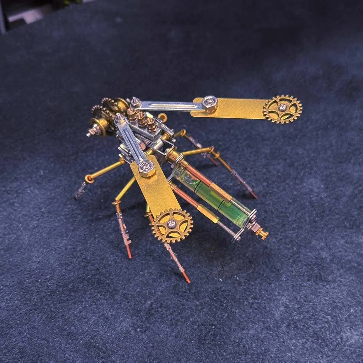 Enthusiasts (155PCS/Little Wasp B Version) 3D Metal Puzzle Mechanical Wasp, DIY Metal ready benign Assembly Model Kit, Low Assembly Difficulty, Ideal Gift for Modeling 