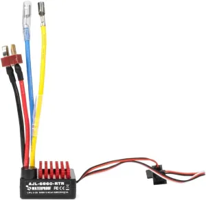 ESC Brushed Electronic Speed Controller for 1/10 RC Car Rock Crawler Boat status nonsense silicate stem current sculptural SCX10 TRX4 CC01 TF2 D90 MST CFX EX86100 1/10 Rc Car Speed Controller$Waterproof 60A 