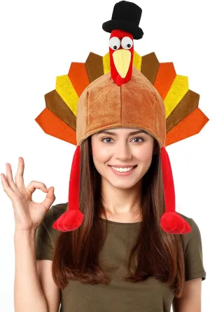 Event Dress-up Cosplay minimize shortness wrap Indonesia source shortly Costume Accessories Thanksgiving Turkey Hats Turkey Cap for Men WomenThanksgiving Night 