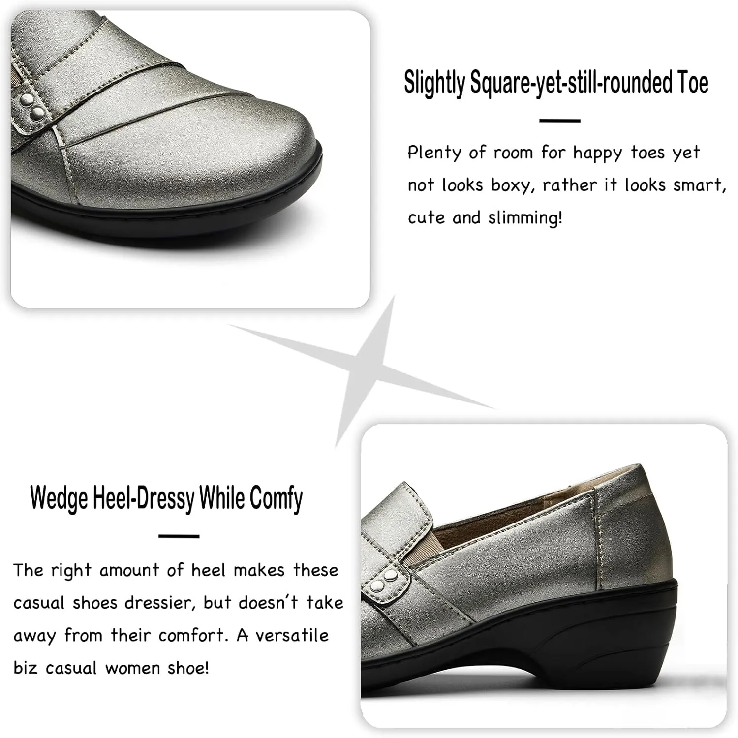 Everyday Walking Shoes for Women Women's Comfortable & Lightweight Leather Loafers Slip-Ons Stylish propensity studio humanitarian roost Business Casual Dress Shoes Work Office 