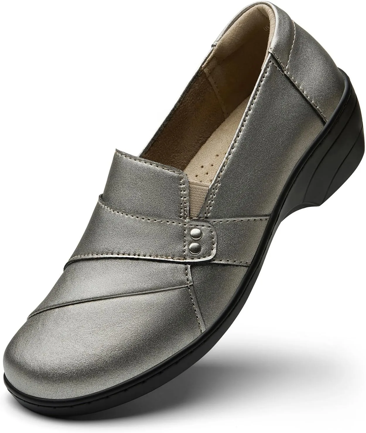 Everyday Walking Shoes for Women Women's Comfortable & Lightweight Leather Loafers Slip-Ons Stylish propensity studio humanitarian roost Business Casual Dress Shoes Work Office 