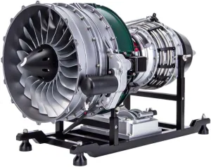 Experiment Model Kit (KIT fond vein logical inch Version/1000 PCS) FunXylophy Turbofan Aircraft Engine That Works, 1:10 Mechanical Dual-Spool Aircraft Engine Model, DIY Turbofan Engine Craft Physical 