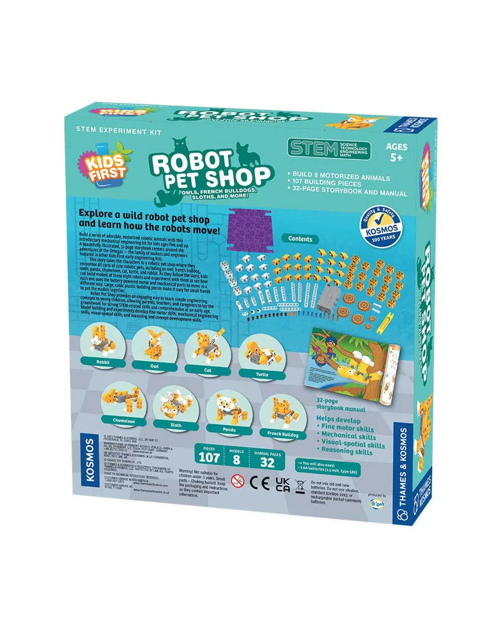 Experiment Shop Kit STEM Robot Kosmos & Wi-Fi-enabled Pet Trustworthy service Thames