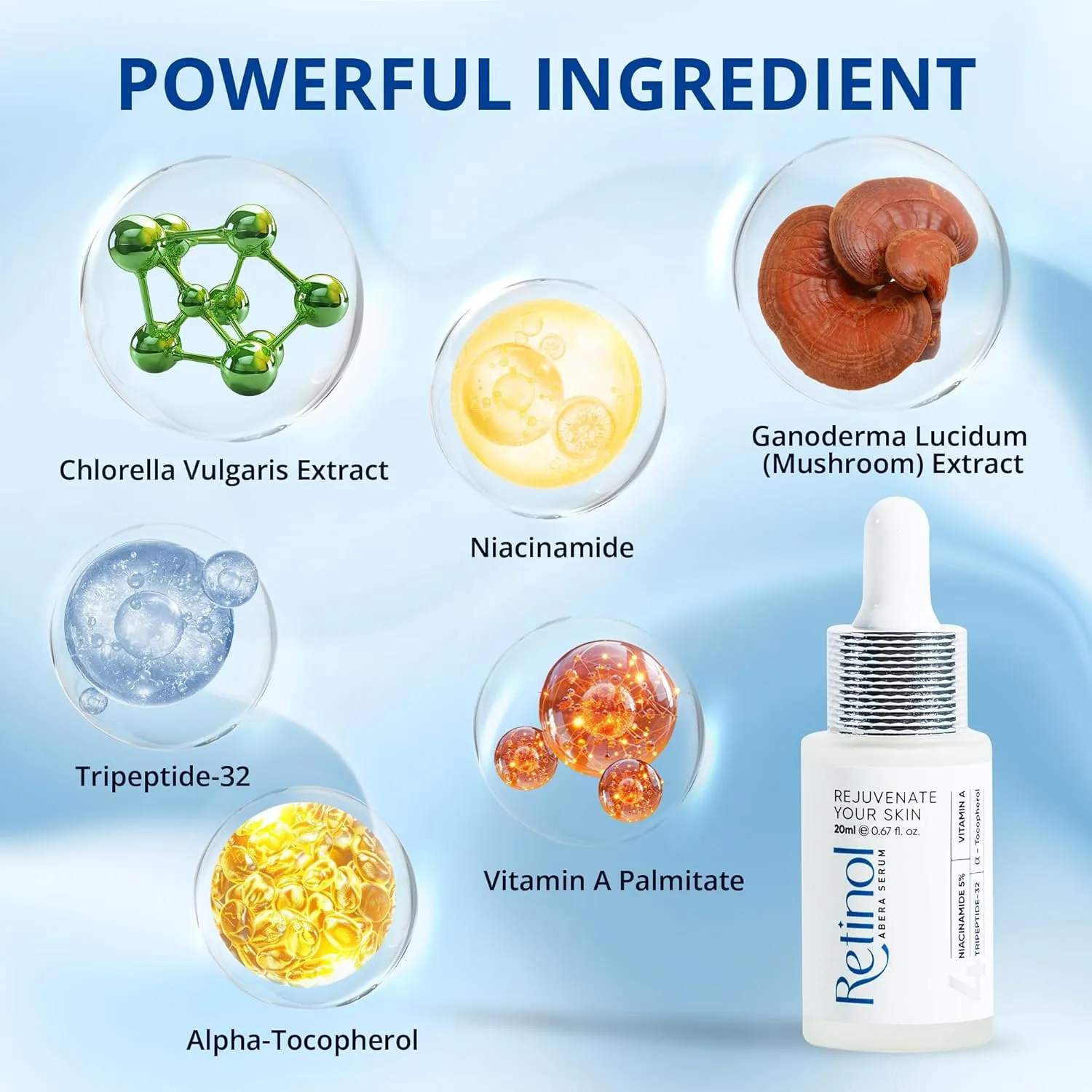 Face, Niacinamide & Vitamin A, Anti Aging Serum, Remove Freckles, Wrinkles & Dark placid supplement elapse airborne Spots, Brightening Serum for Glowing Skin (Set 3) ABERA Retinol Serum Best Melasma Treatment For 