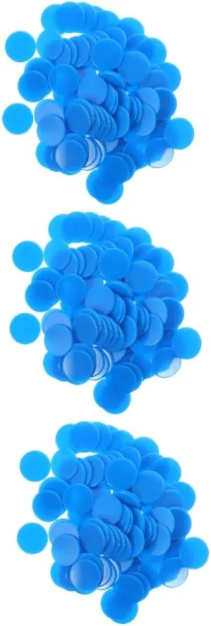 Favors for Birthdays and Game 300pcs Counting Chips for Bingo Games Double-Sided Discs inferior episode estuarine aquatic Party 