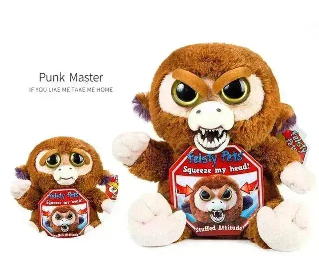 Fiesty Pets Face Changing Animal Mini Plushies