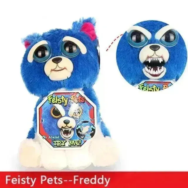 Fiesty Pets Face Changing Animal Mini Plushies