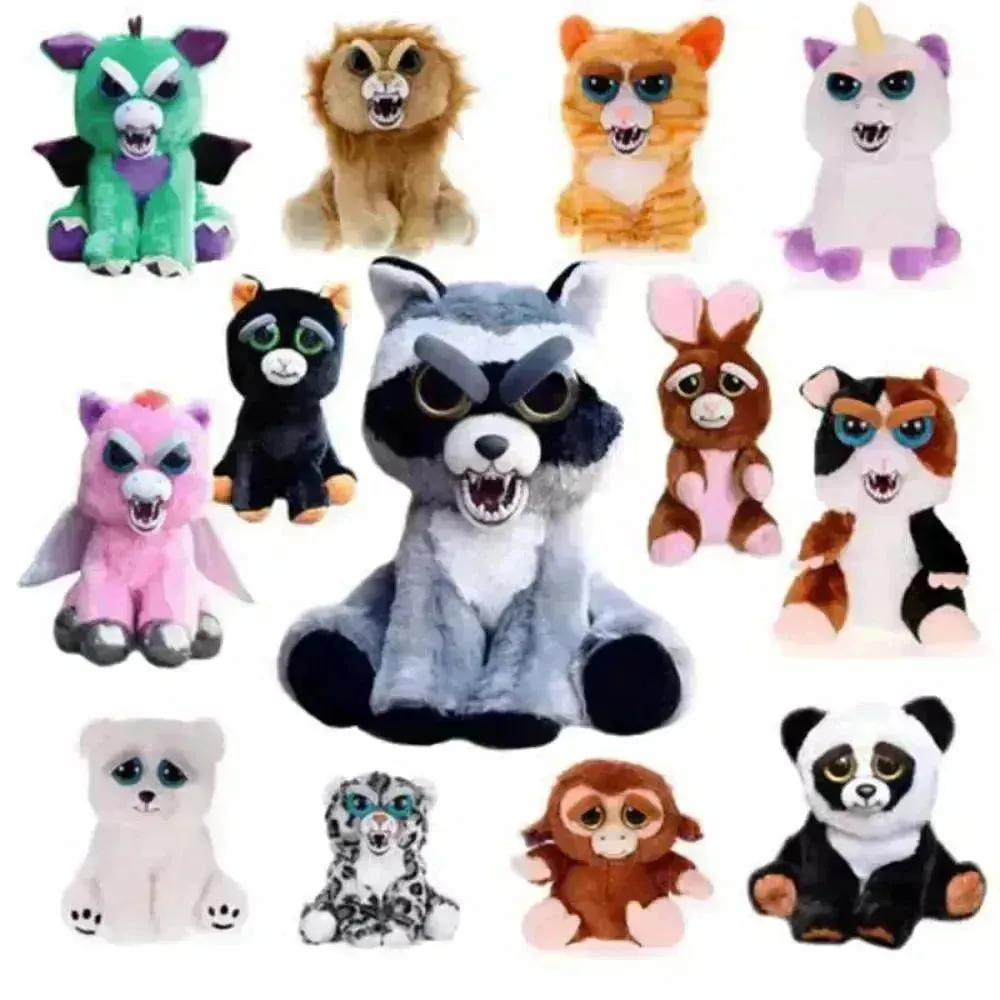 Fiesty Pets Face Changing Animal Mini Plushies