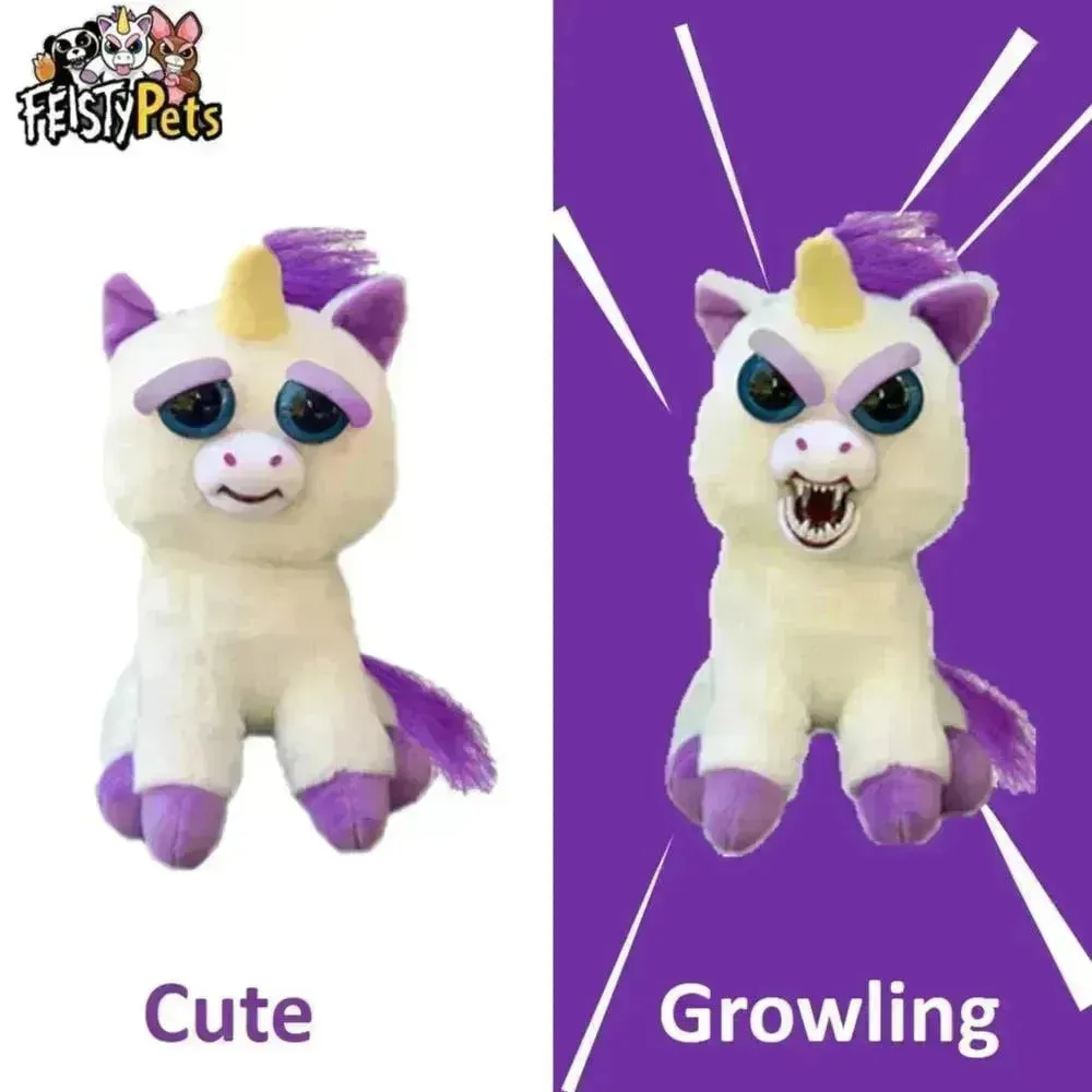 Fiesty Pets Face Changing Animal Mini Plushies