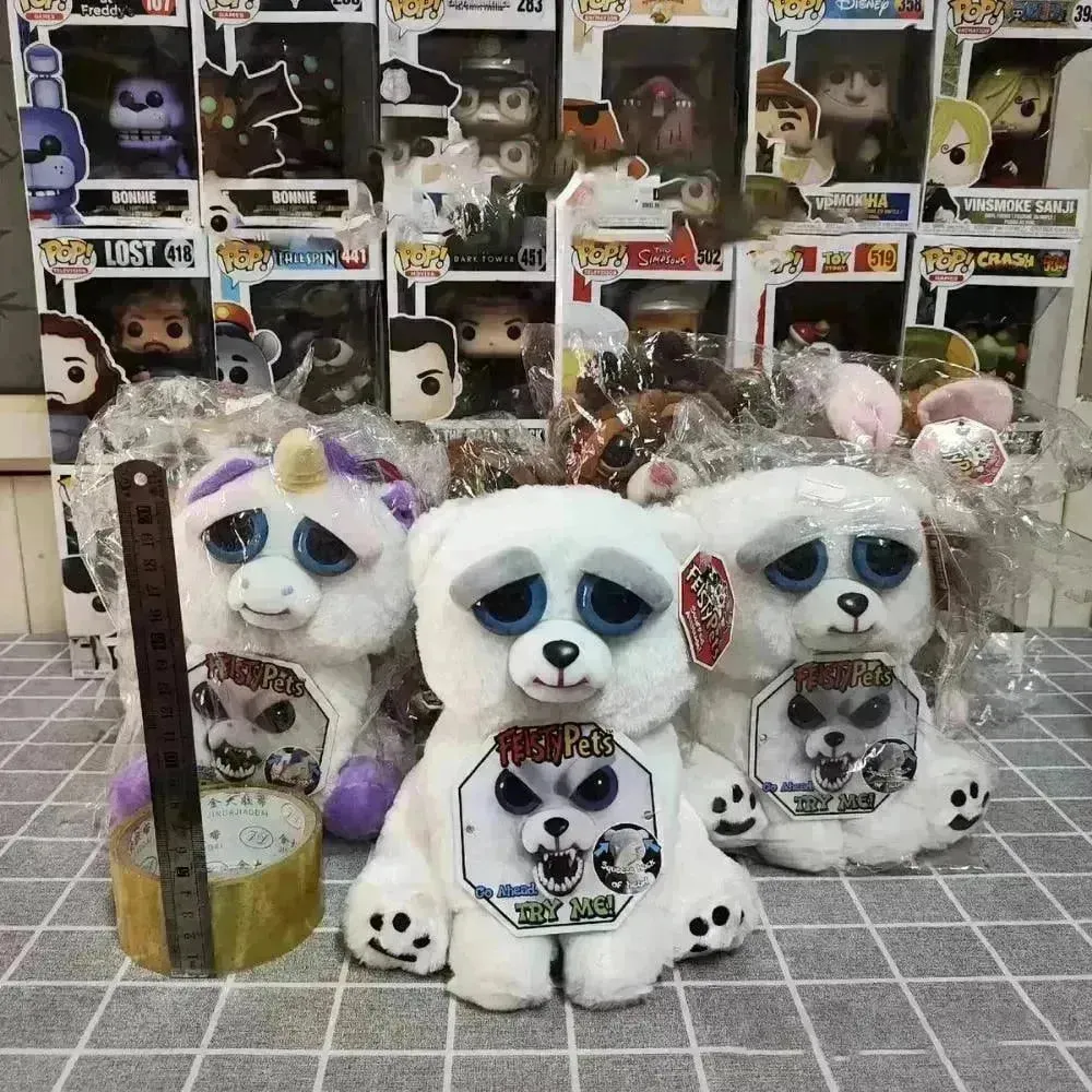 Fiesty Pets Face Changing Animal Mini Plushies