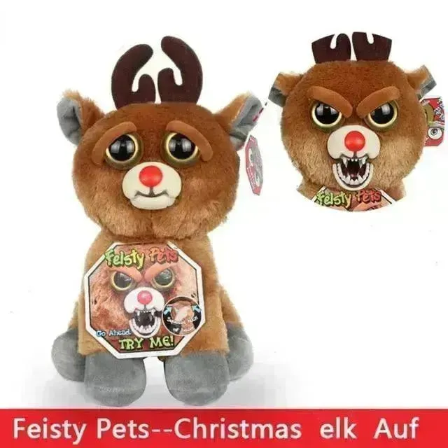 Fiesty Pets Face Changing Animal Mini Plushies