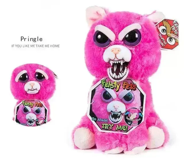 Fiesty Pets Face Changing Animal Mini Plushies