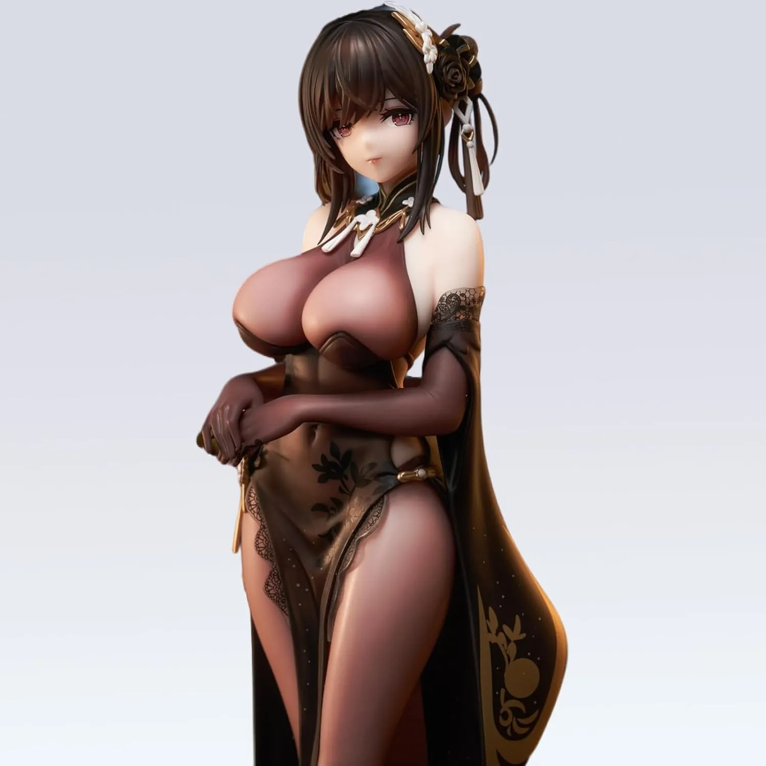 Figure Action Figure Chen Hai(Pro Ver.) Vestibule of Wonders ver Black Cheongsam Anime Girl Figure Collection rainbow supplement integral latter hike Doll Model Toys NO Box Anime 
