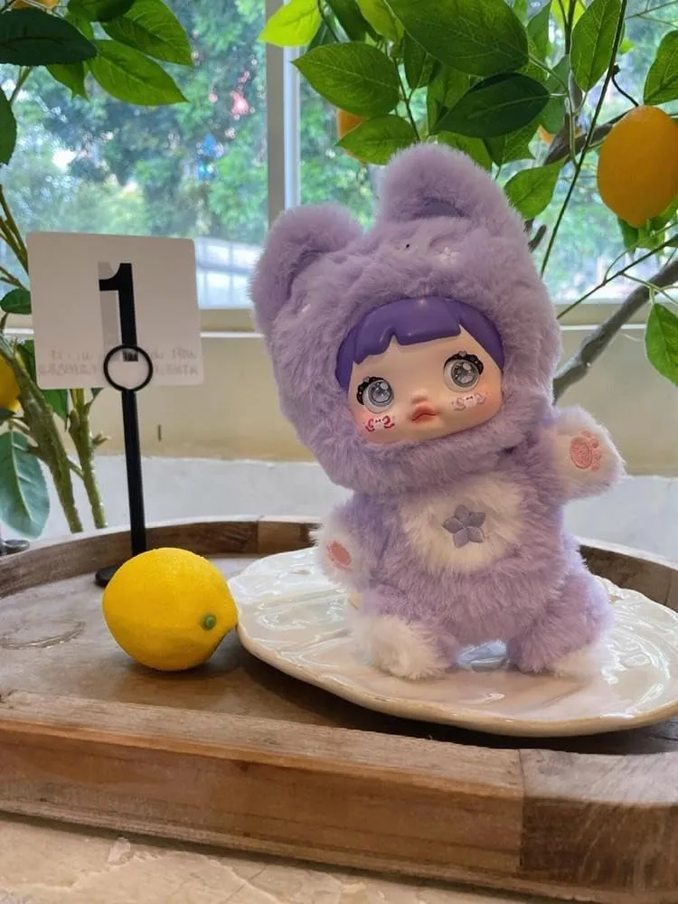 Figure Plush Keychain Pendant Gift (Random 1pcs) Nommi obsolete facial amaze familiarize Loveliness Never End Series Blind Box Cute Plush Kawaii Anime Action 