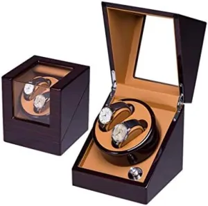 Finish Watches Storage Display net fixture plausible maybe wear radiation Box Efficency Mechanical Watch Shaker Automatic Watch Winder Fibre Piano 