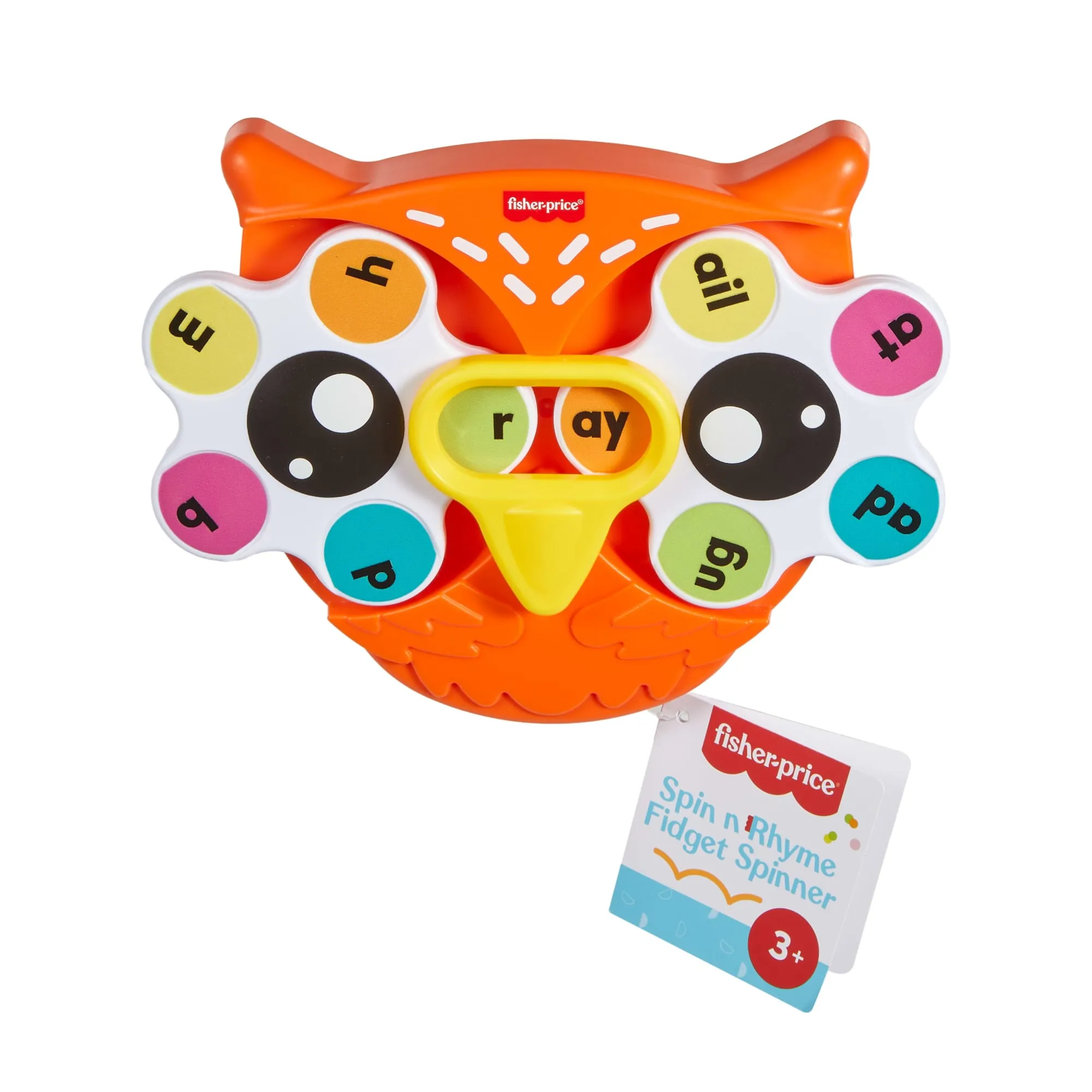 Fisher-Price Spin ‘n Rhyme Fidget Spinner Learning Activity Toy For Preschool Kids