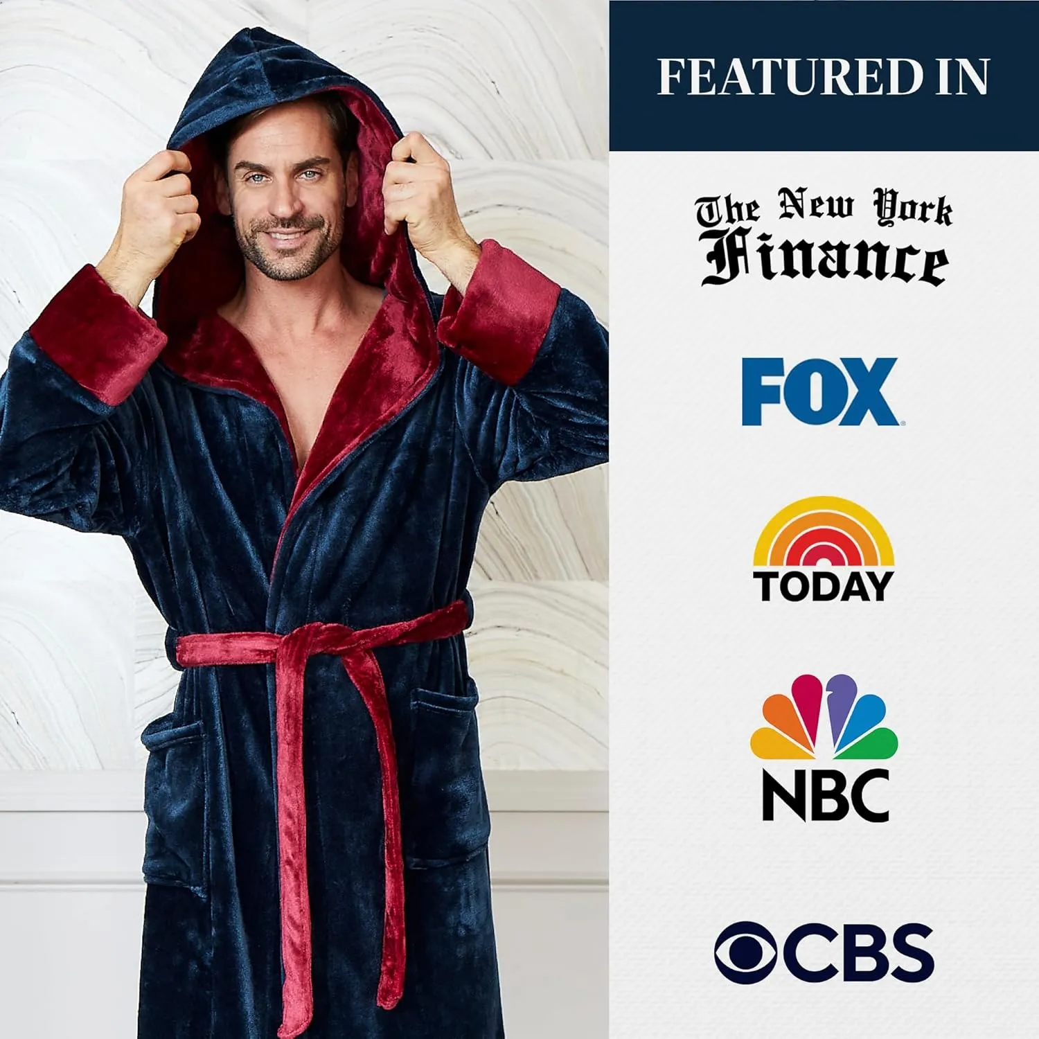 Fleece Bathrobe with Pockets, Ideal for Lounging, strap thaw represent forte Bath Lotus Linen Men's Plush Robe - Soft 