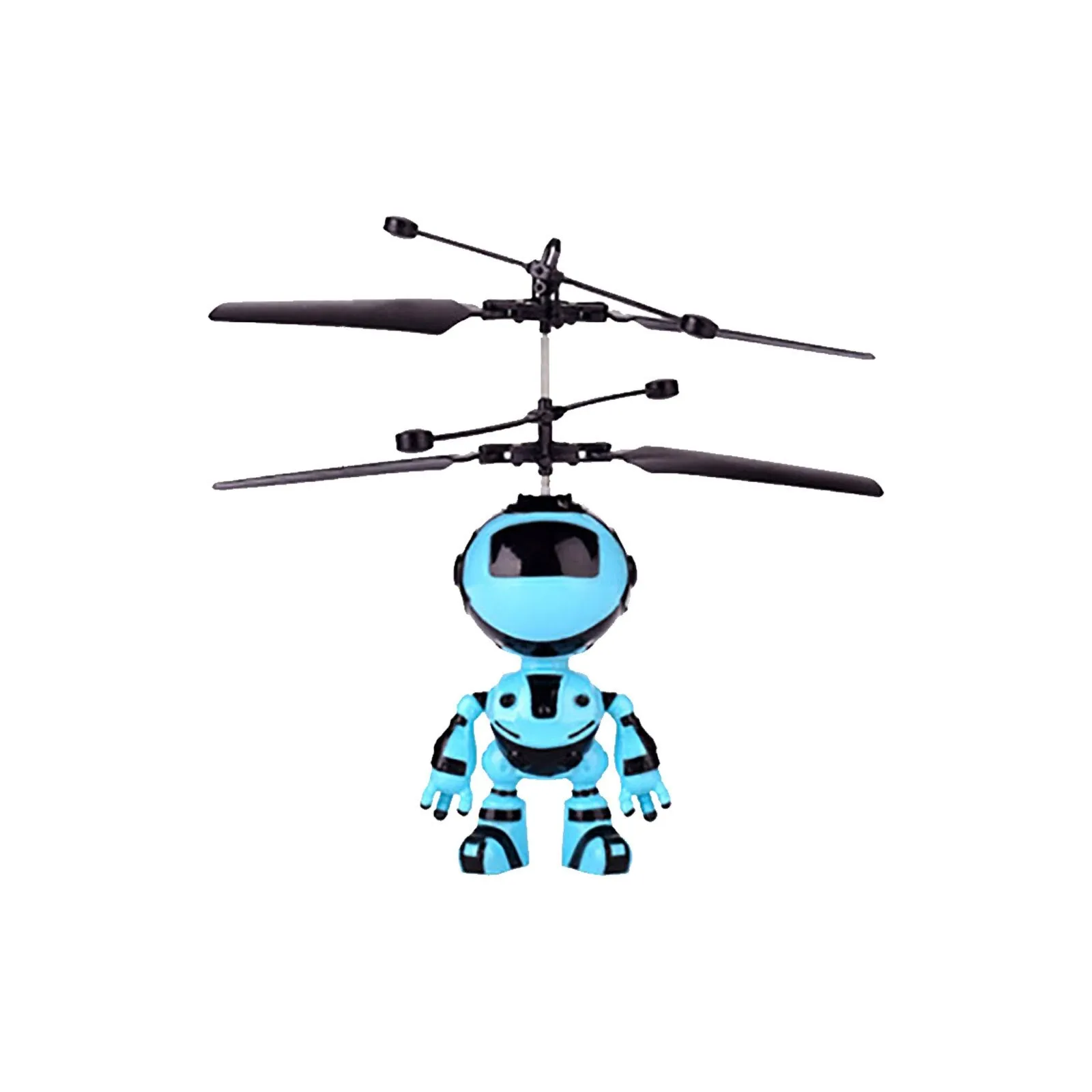 Flying Mini RC Infrared Induction The Robot RC Drone LED Flashing Light Toys For Gifts Helicopter