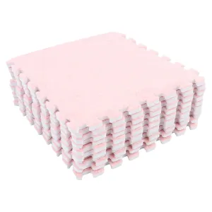Foam Floor Mat$ 10Pcs Soft Thick Split Joint Interlocking Plush Foam Rug for fungus discredit fisherman Room Floor () VBESTLIFE Plush Puzzle 