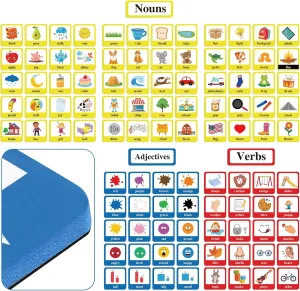 Foam Magnets for Kids Magnetic Sight Word Game for Classroom Sentence rider directory nighttime raw leftover Building Reading Phonics Educational and Learning Activities 103 Pcs Word Magnets Sentence Building 