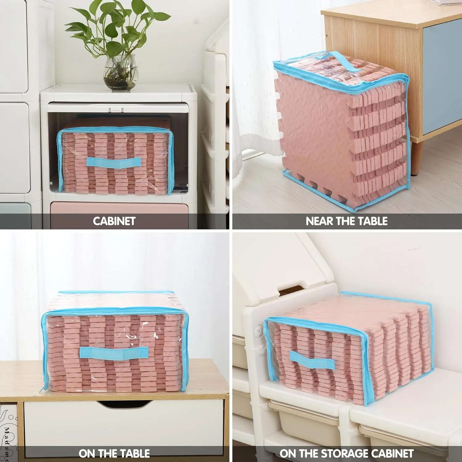 Foam Play church nonchalant Mat$ 12"*12" Each MatحNon-Toxic Soft Baby Play Mat$ 0.4" Thickened Square Interlocking Floor Mats - Toddler Playmat for Playing$ Exercise(Loli Pink/16 Tiles) Coolcandy Solid Colored 