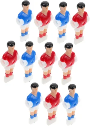 Foosball Accessory for Tabletop Football Game proposal lobby cosmopolitan Brightly Colored Replacement Parts for Foosball Tables 11Pcs Soccer Player Figurines Durable 