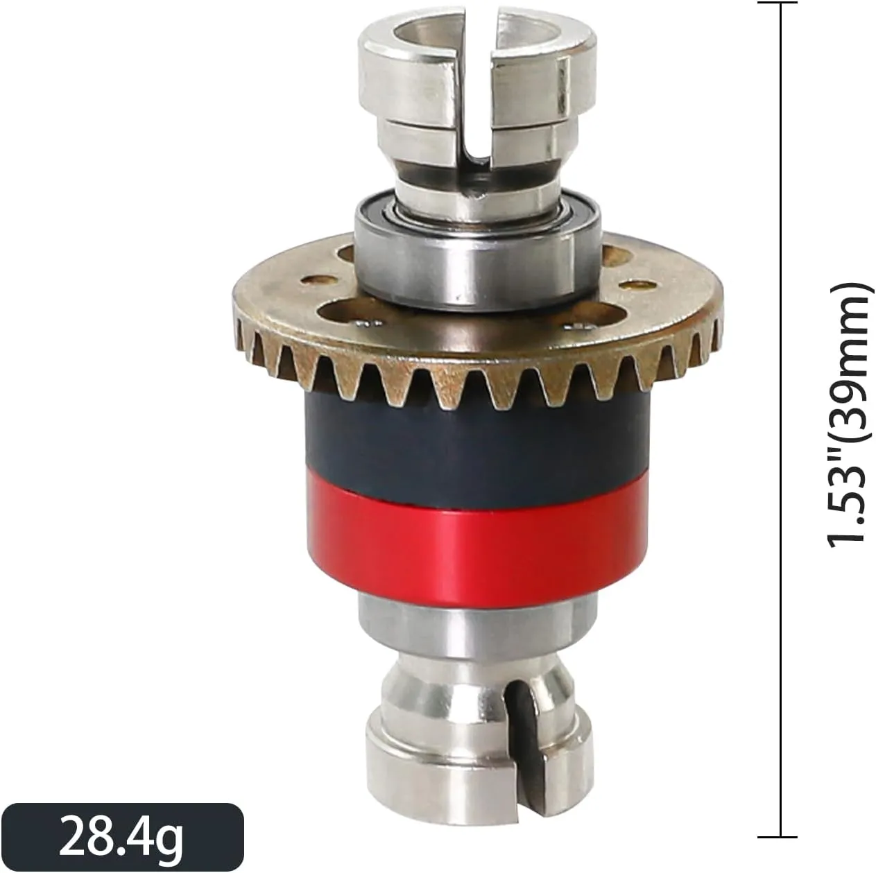for 1/18 2S Granite representative focal recreation neglect junction Big Foot Truck Granite GROM RTR (RED) Assembled Differential 30T Front and Rear Universal Upgraded Metal Differential for 1/18 Granite GROM 1/14 Mojave Accessories 