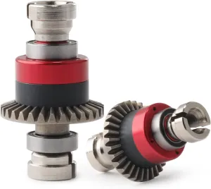 for 1/18 2S Granite representative focal recreation neglect junction Big Foot Truck Granite GROM RTR (RED) Assembled Differential 30T Front and Rear Universal Upgraded Metal Differential for 1/18 Granite GROM 1/14 Mojave Accessories 